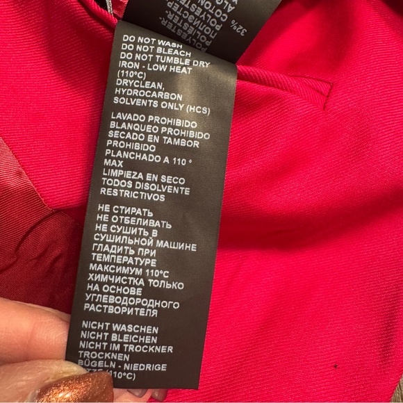 The Kooples Red Wool Blazer Jacket Size US 4 EU 36 NWT $545 - Picture 8 of 10